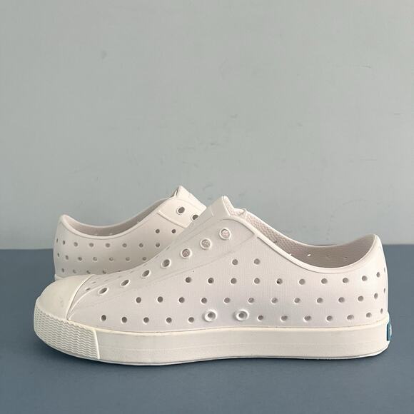 Native Jefferson Shell White Slip-On EVA Unisex Sneakers - Picture 6 of 11
